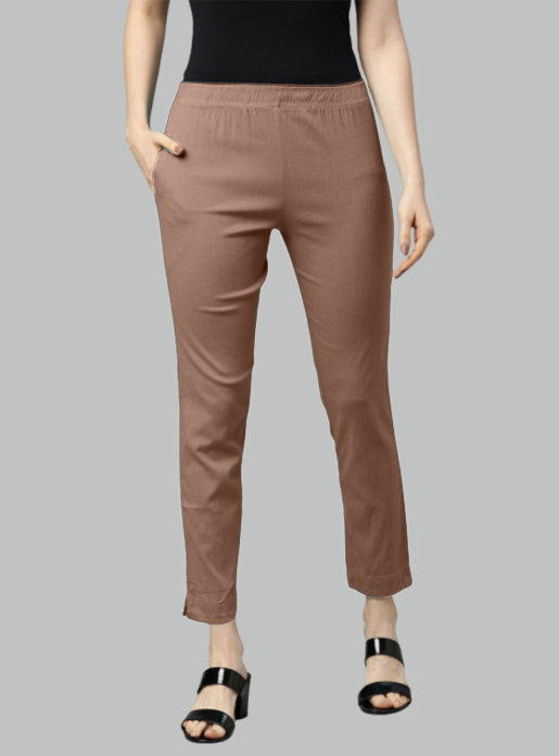 Picture of Toffee Waist Flared Cigar Pant with Pocket